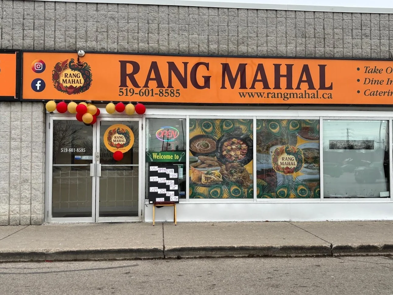 Rang Mahal signature Indian dishes London Ontario - butter chicken, paneer masala and tandoori specialties